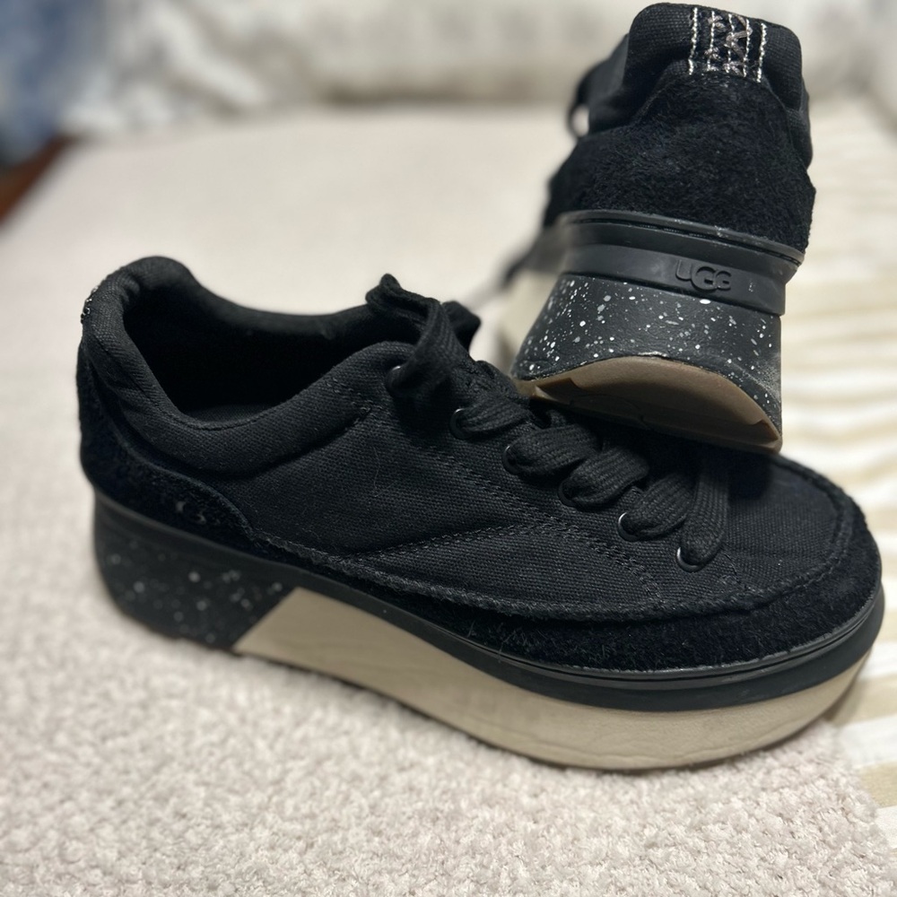 UGG Black Platform Sneakers
